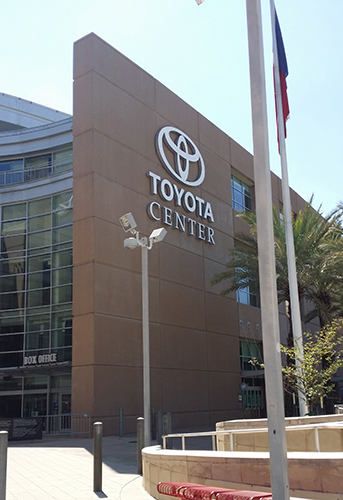 Toyota Center Sign